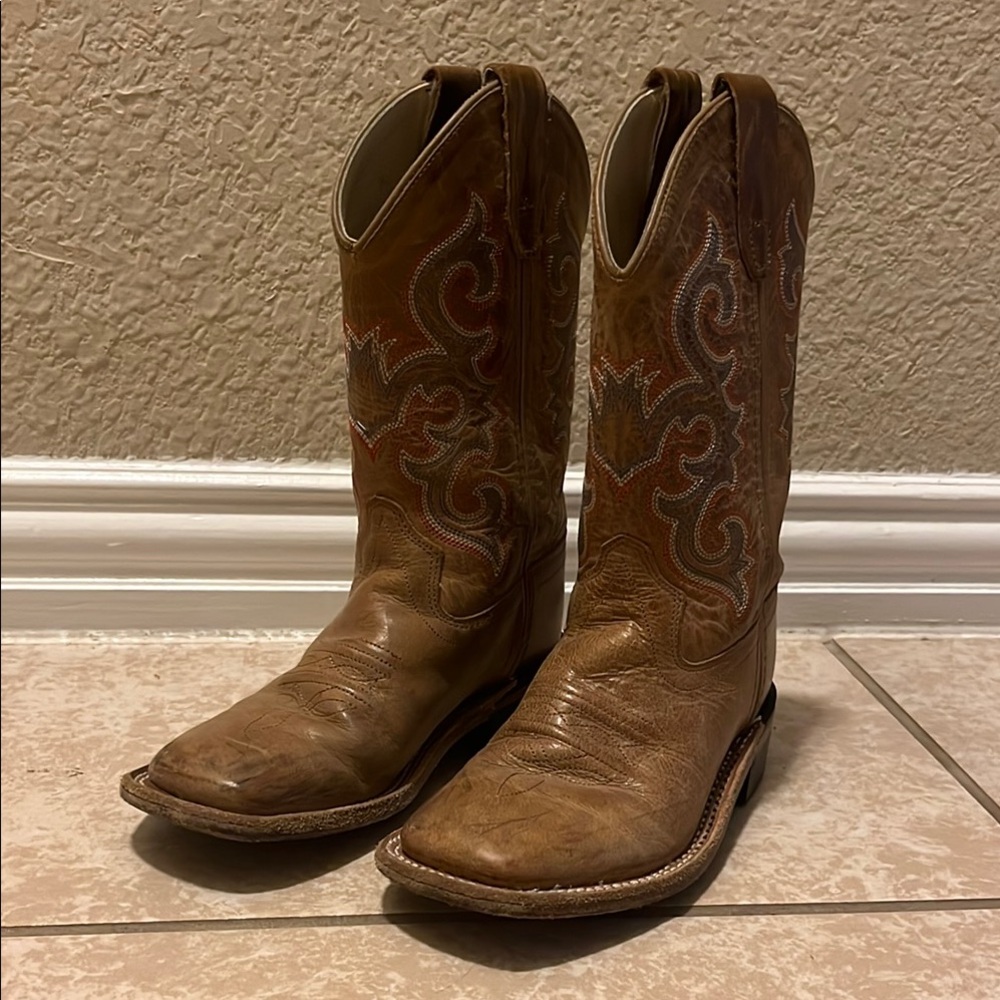 Boys Brown Cowboy Boots